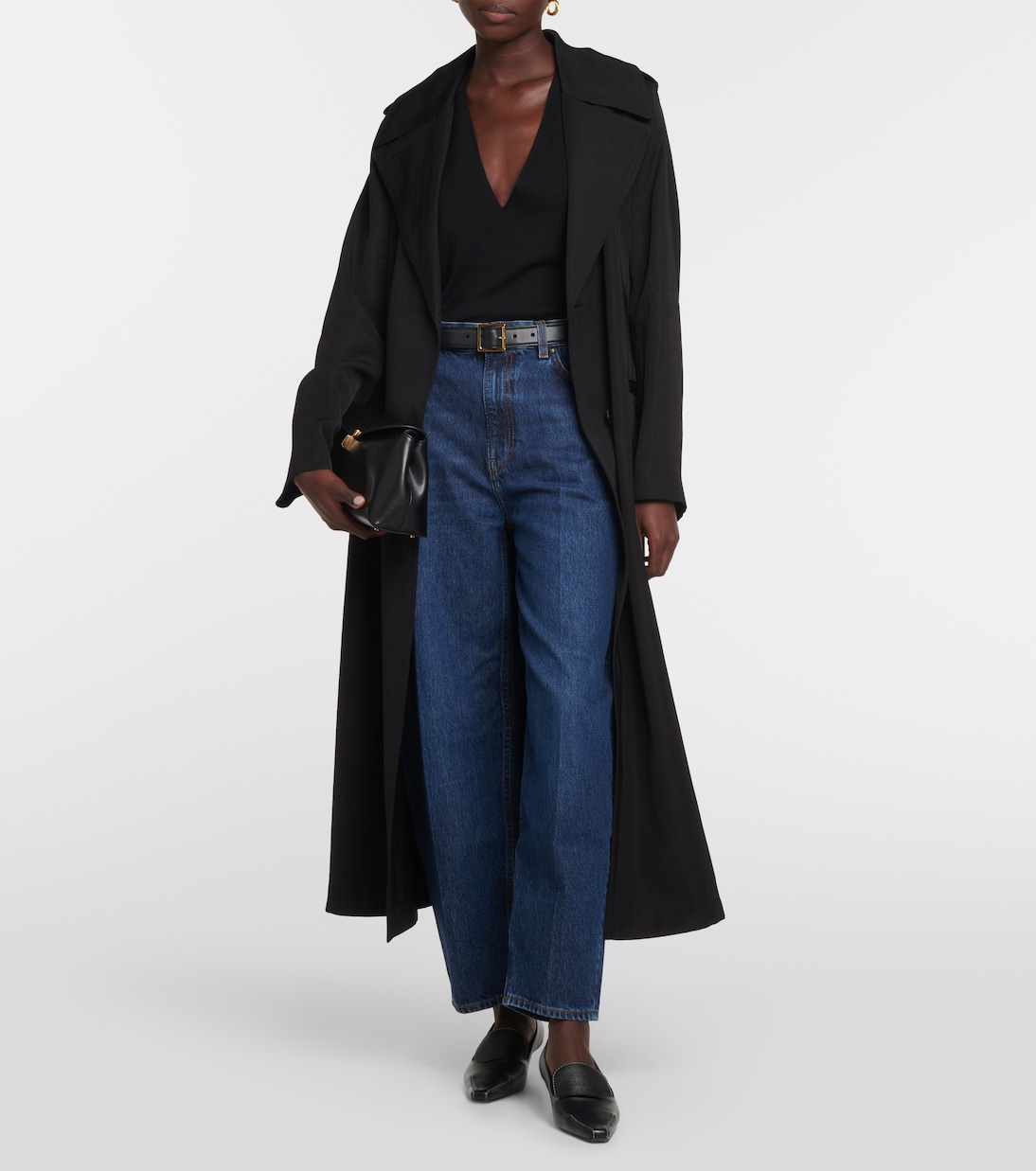Wool and silk-blend top | Toteme