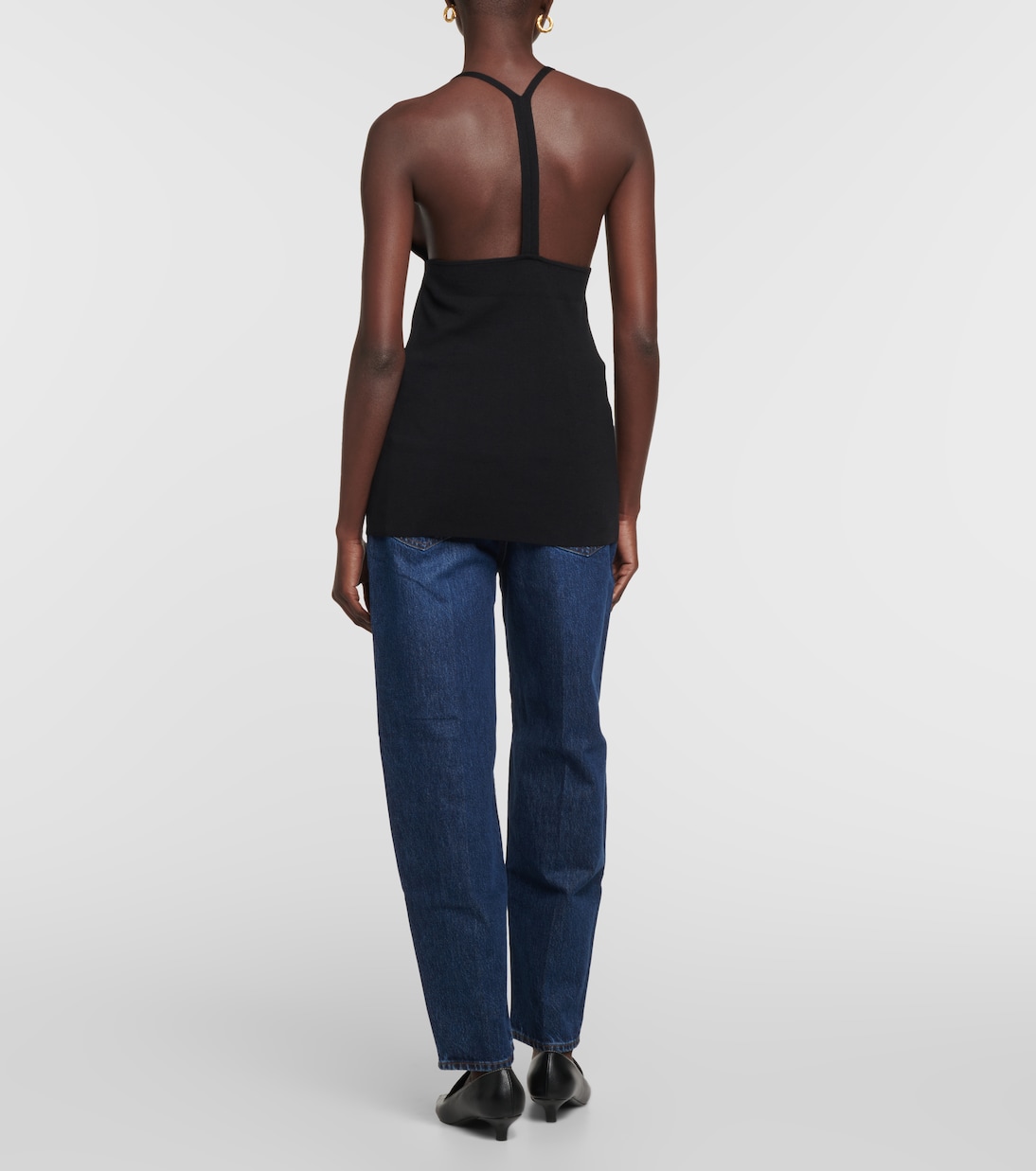 Wool and silk-blend top | Toteme