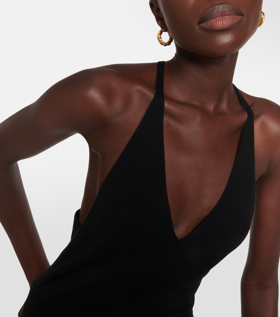 Wool and silk-blend top | Toteme