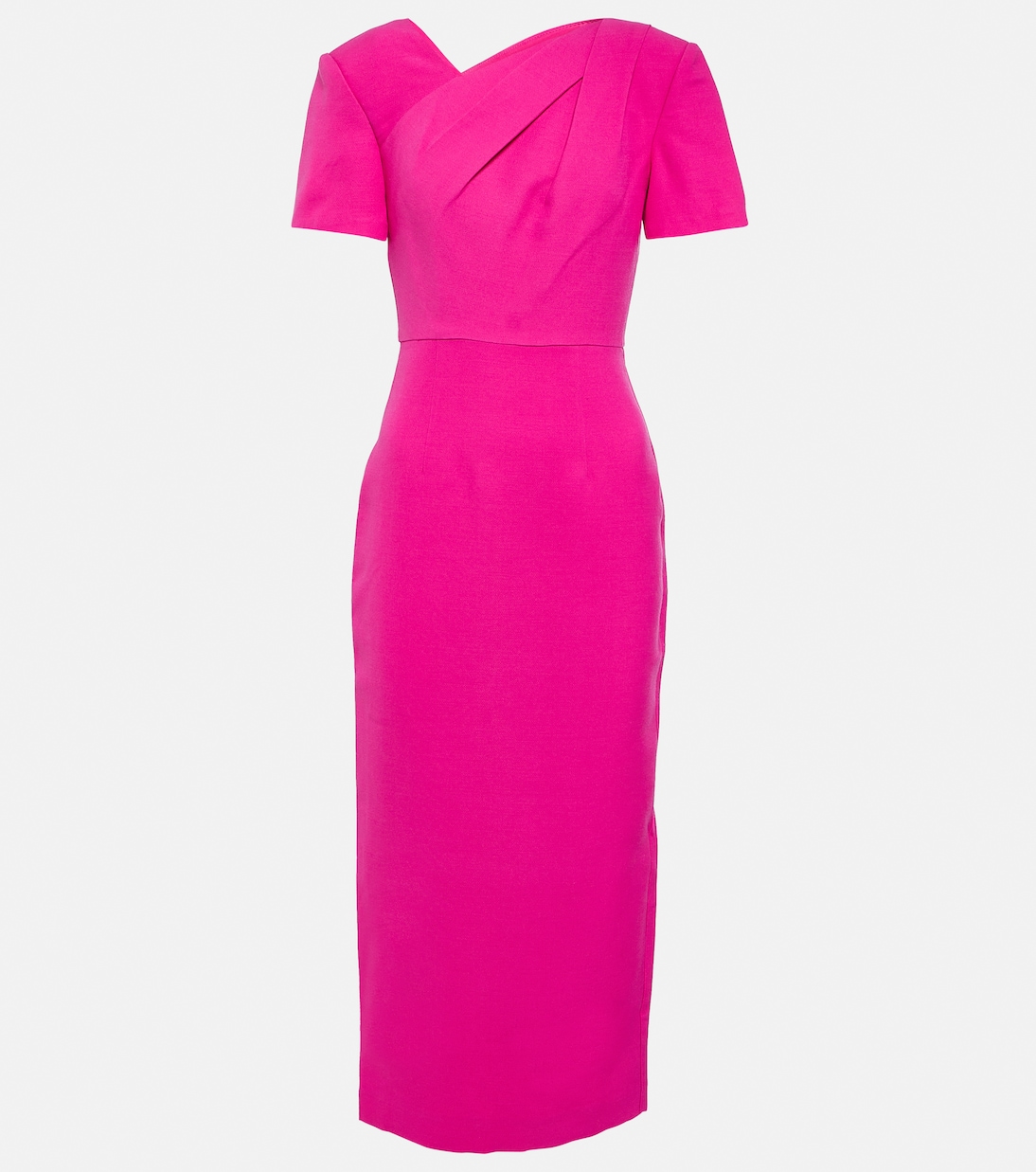 Wool and silk midi dress | Roland Mouret