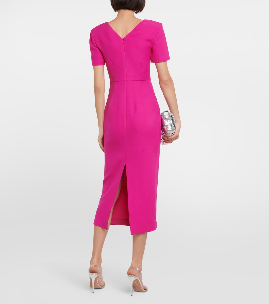 Wool and silk midi dress | Roland Mouret