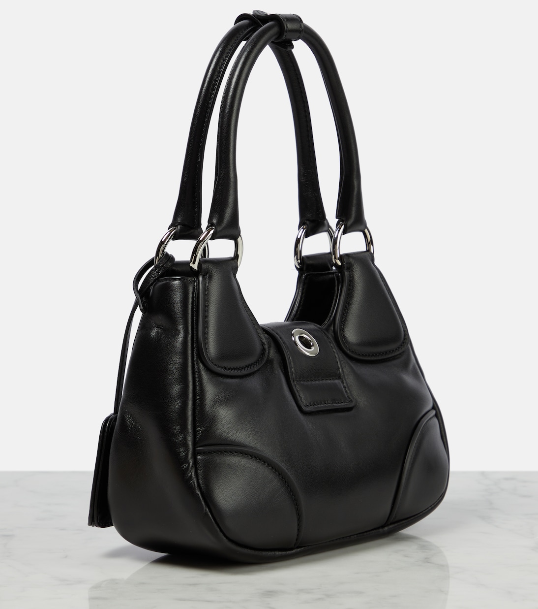 Borsa a spalla Moon Small in pelle | Prada