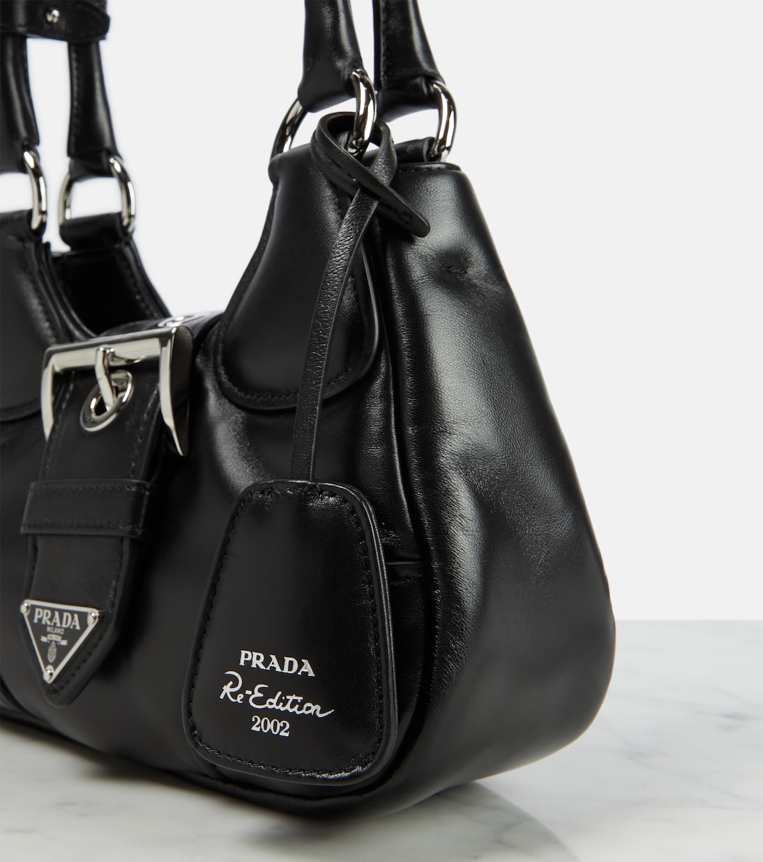 Borsa a spalla Moon Small in pelle | Prada