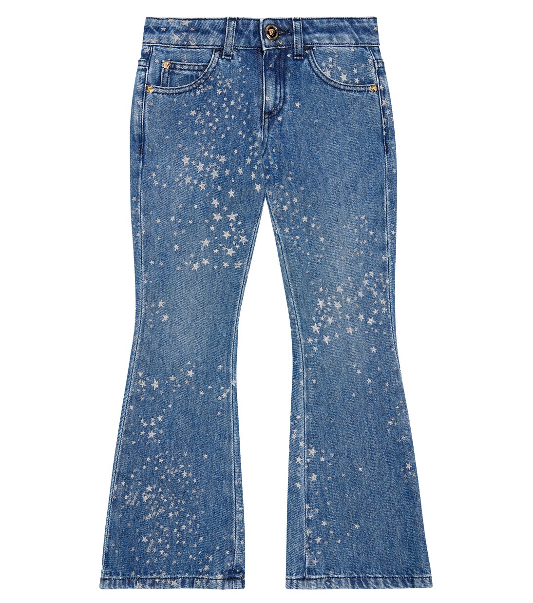 Printed flared jeans | Versace Kids