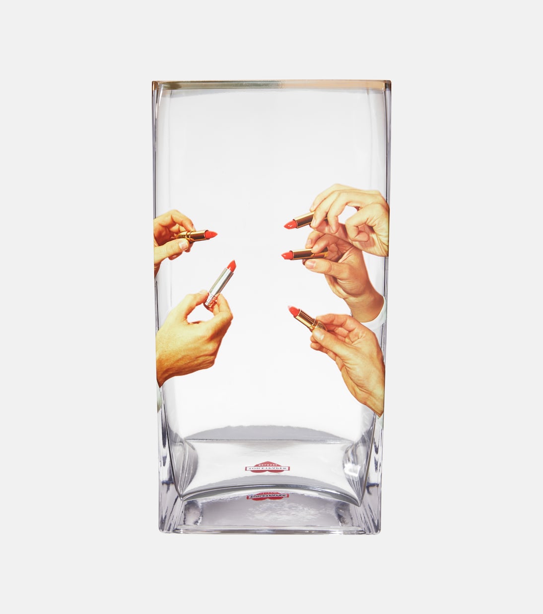 x Toiletpaper Lipsticks Large glass vase | Seletti