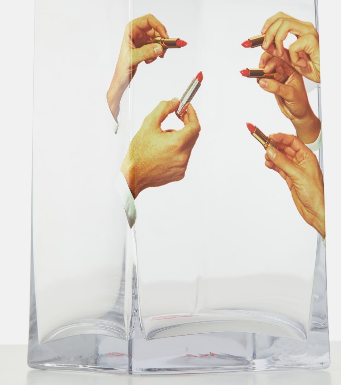 x Toiletpaper Lipsticks Large glass vase | Seletti