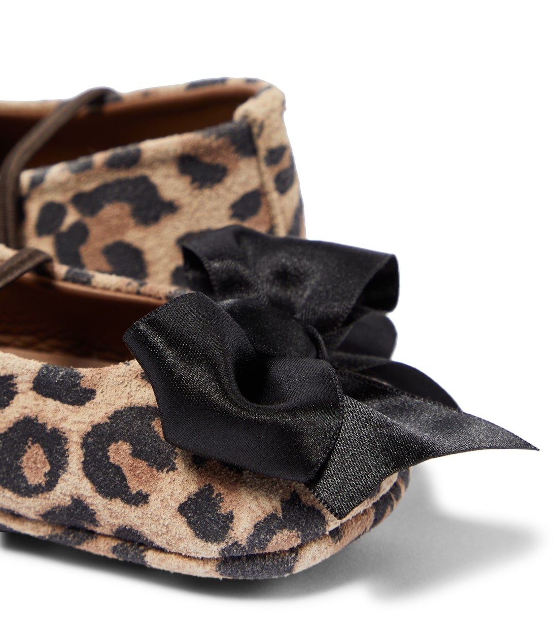 Bébé – Ballerines en daim à motif léopard | PèPè