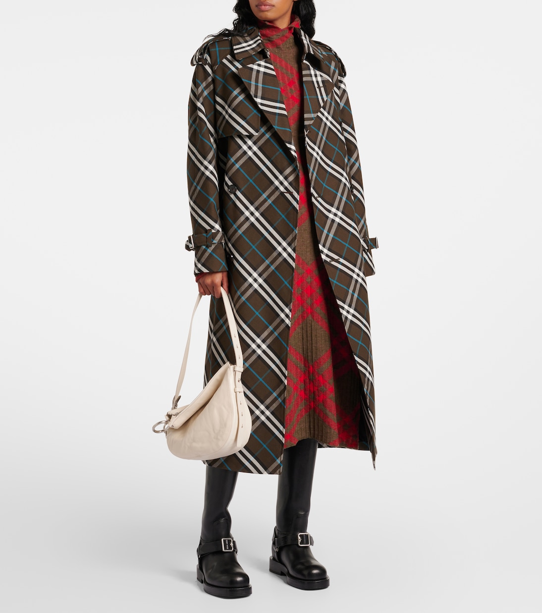 Bolso al hombro Knight Small de piel | Burberry