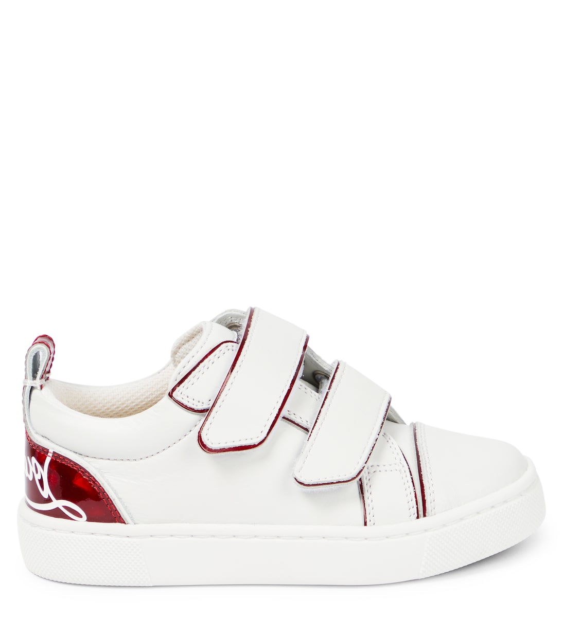 Funnyto Scratch leather sneakers  | Christian Louboutin Kids