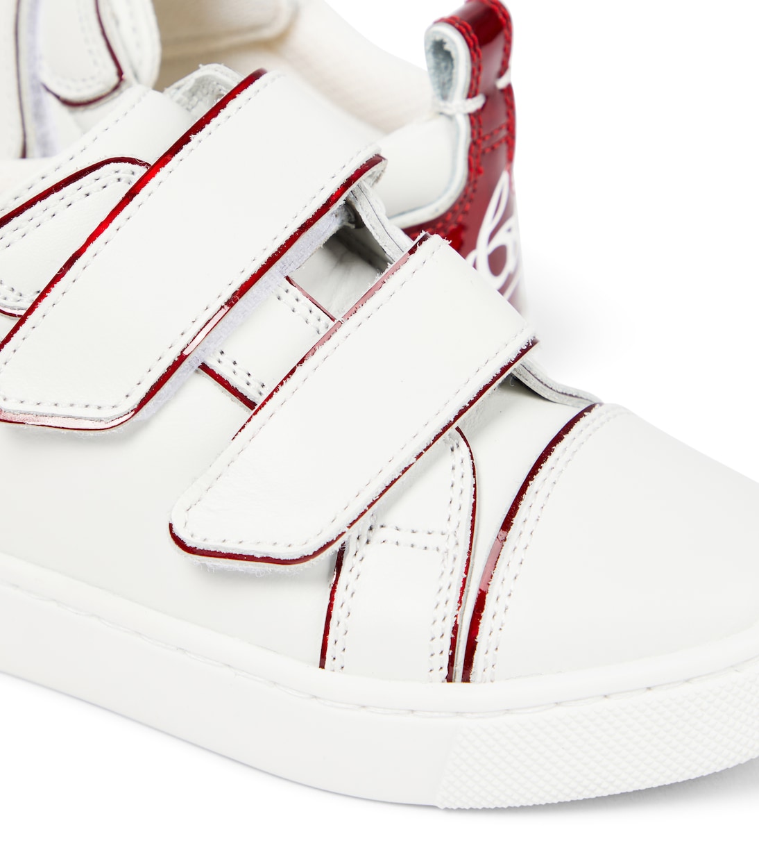Funnyto Scratch leather sneakers  | Christian Louboutin Kids