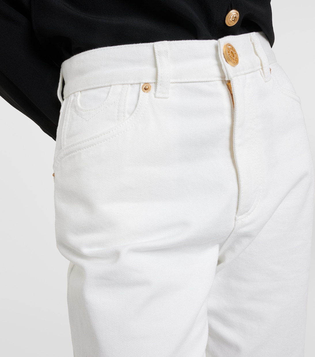Jeans regular a vita alta | Balmain