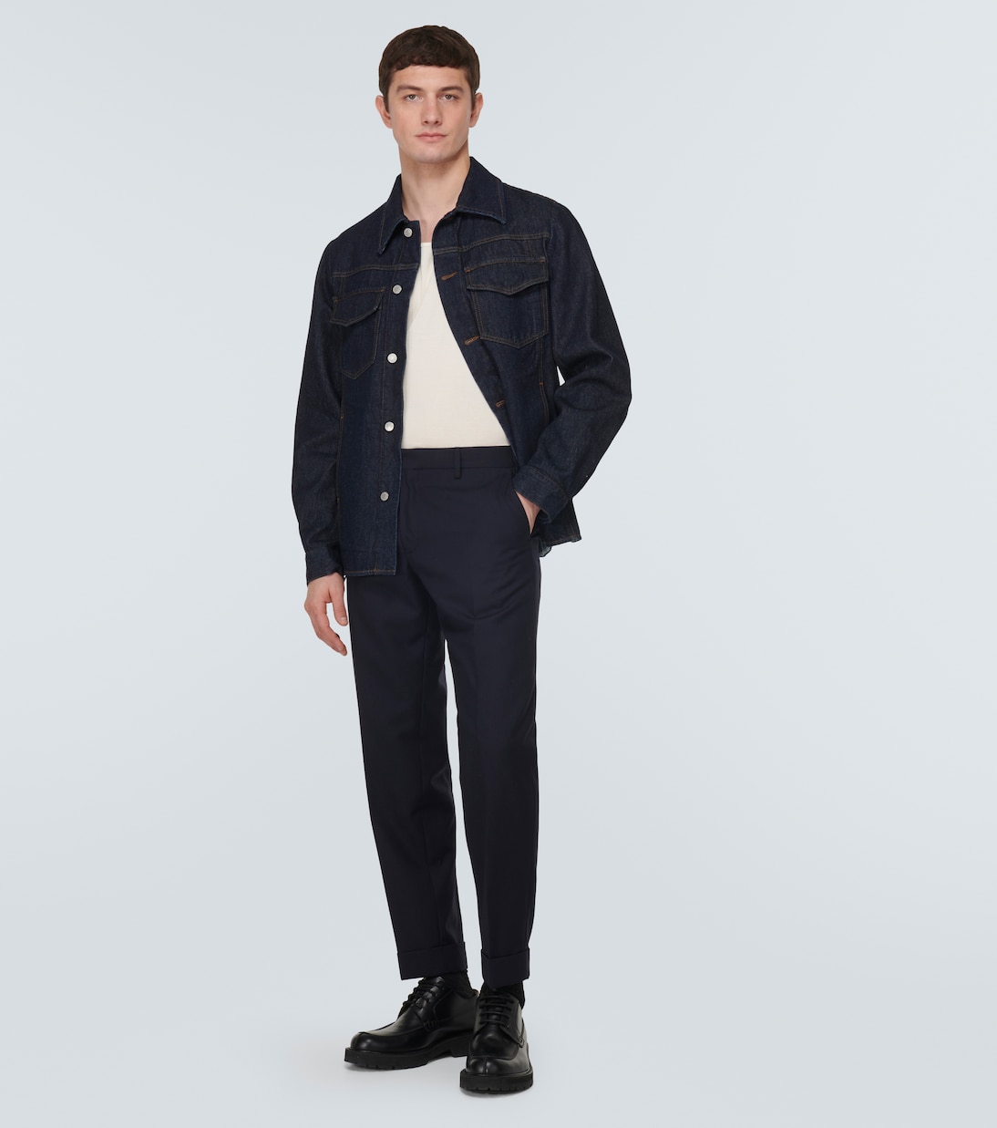 Hemdjacke aus Denim | Dries Van Noten