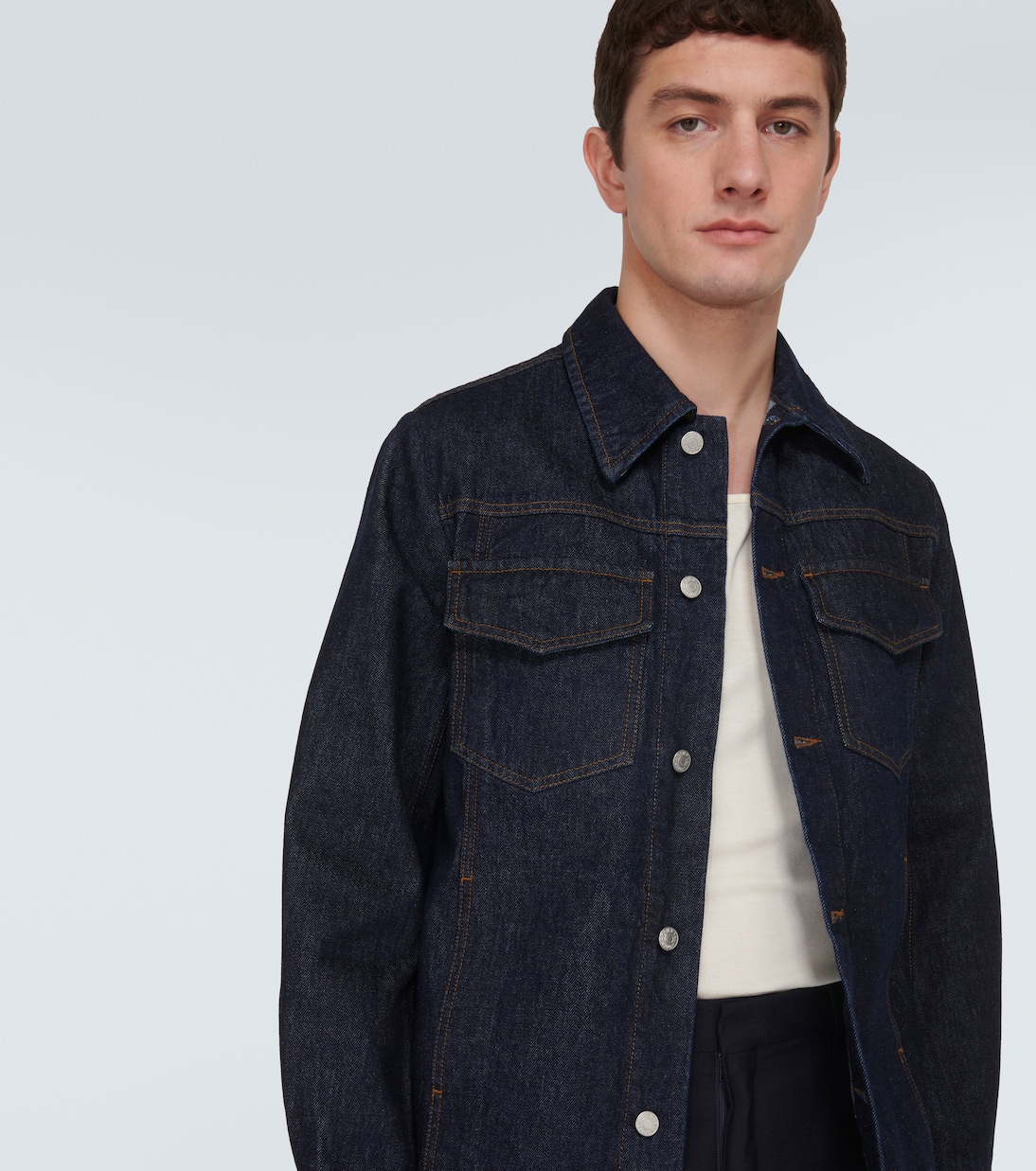 Hemdjacke aus Denim | Dries Van Noten