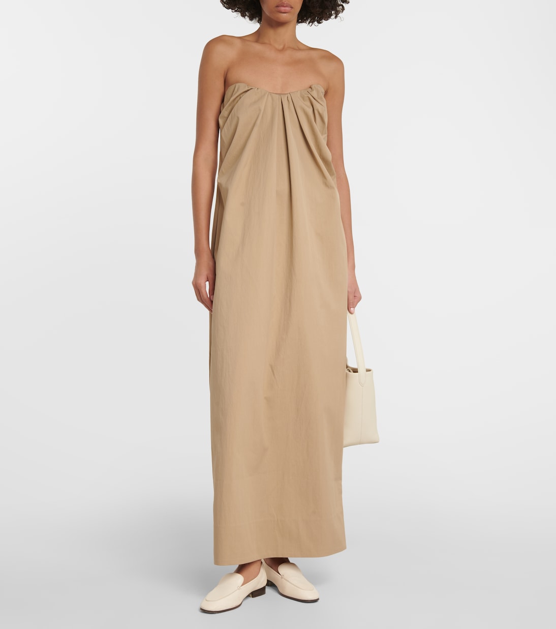 Abito lungo in misto cotone | CO