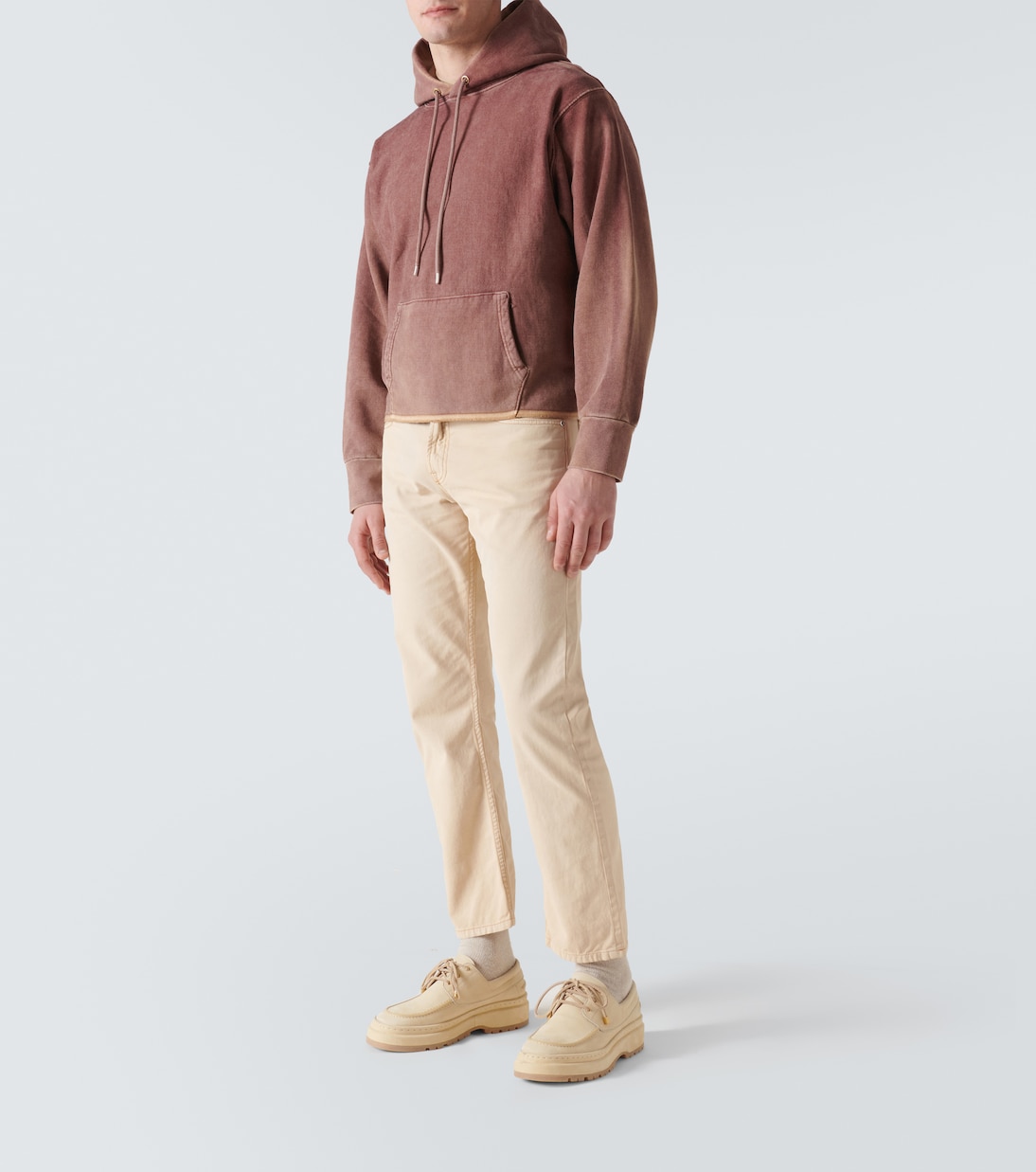 Felpa Raw Edge in pile di cotone con cappuccio | NotSoNormal