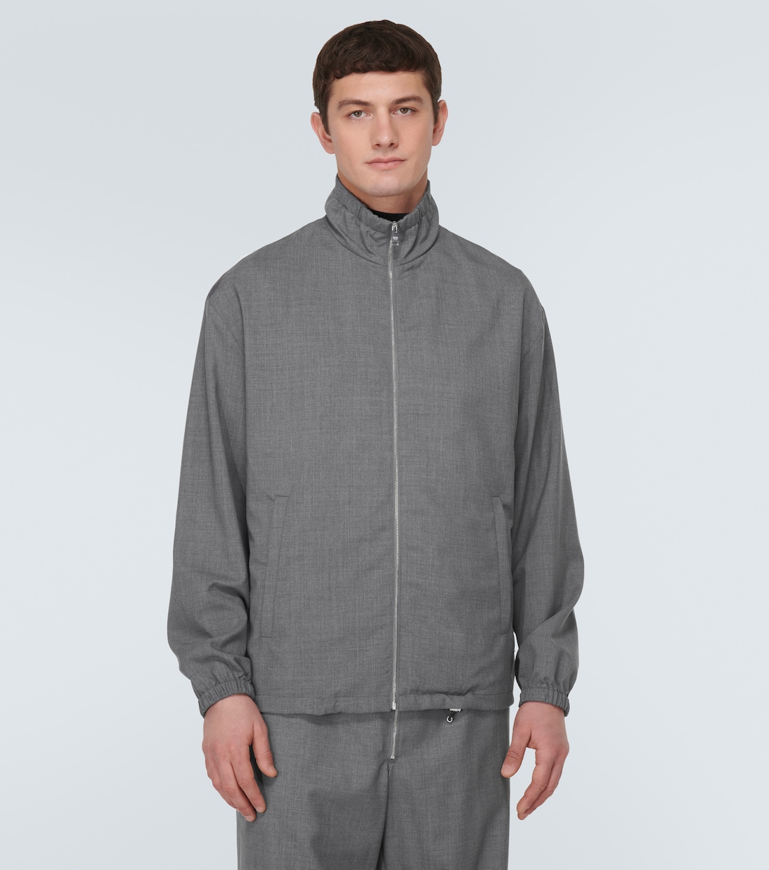 Virgin wool blouson jacket | Prada