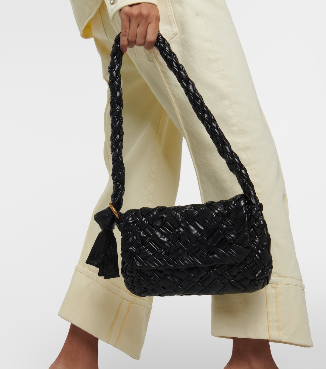 Sac Kalimero Città en cuir Intreccio  | Bottega Veneta