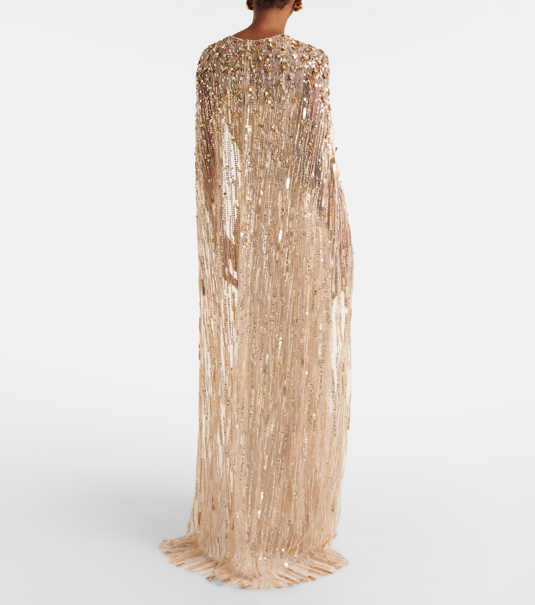 Vestido de Gala con Capa y Lentejuelas Ruby de Jenny Packham para Jóvenes Elegantes
