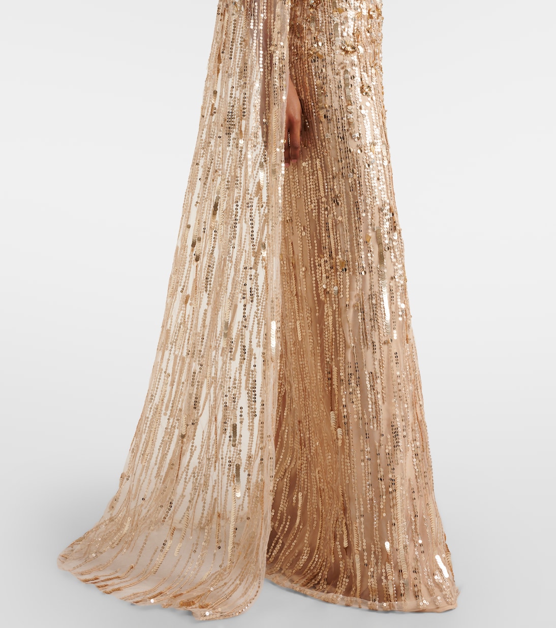 Vestido de Gala con Capa y Lentejuelas Ruby de Jenny Packham para Jóvenes Elegantes