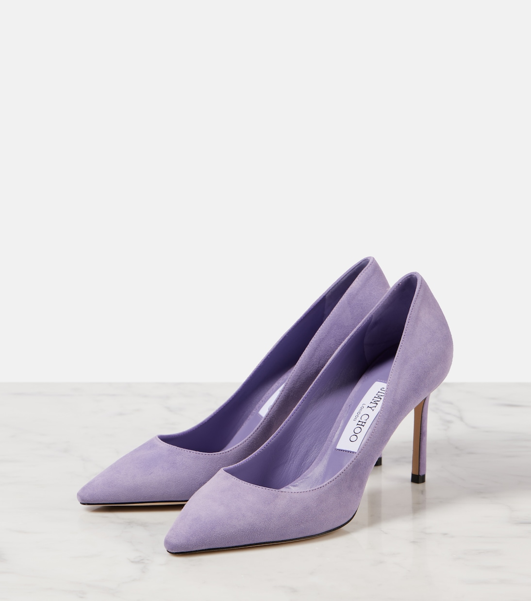 Escarpins Romy 85 en daim | Jimmy Choo