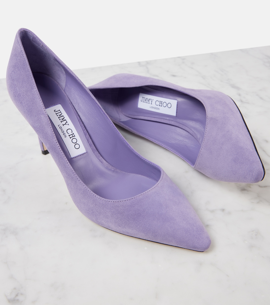 Escarpins Romy 85 en daim | Jimmy Choo