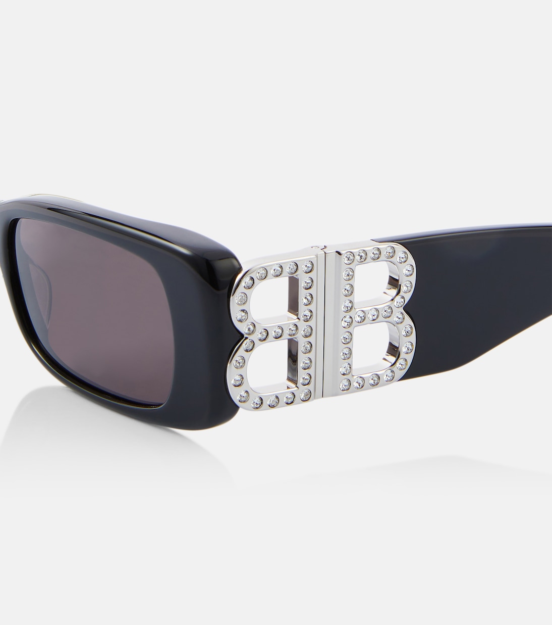 Occhiali da sole rettangolari BALENCIAGA Dynasty con dettagli glamour
