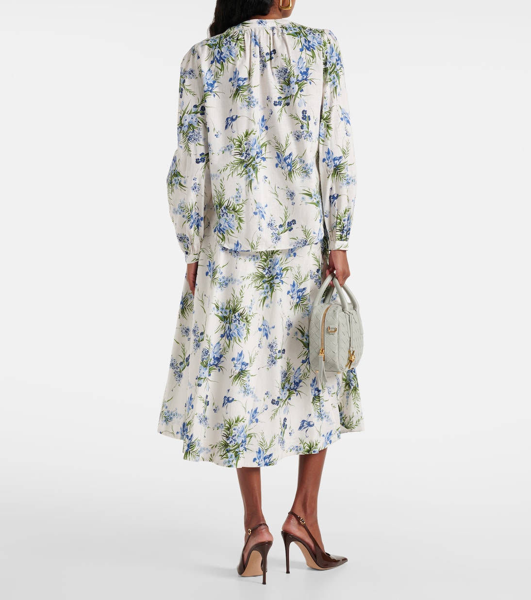 Camisa Ashlynn de algodón floral | Veronica Beard
