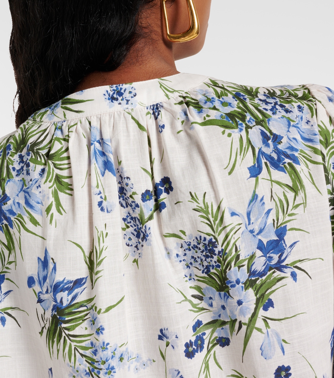 Camisa Ashlynn de algodón floral | Veronica Beard