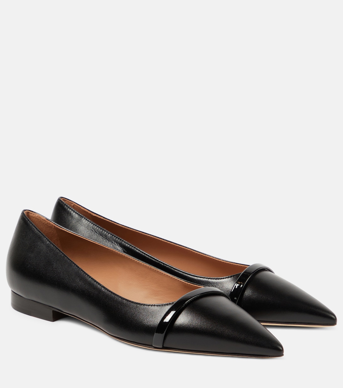 Jhene leather ballet flats | Malone Souliers