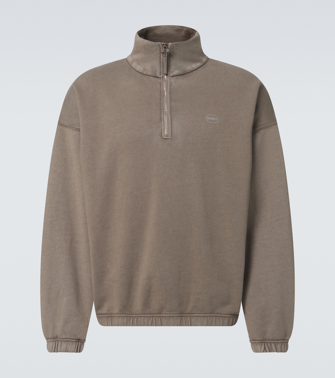 Sudadera SoftCell de algodón con media cremallera | Satisfy