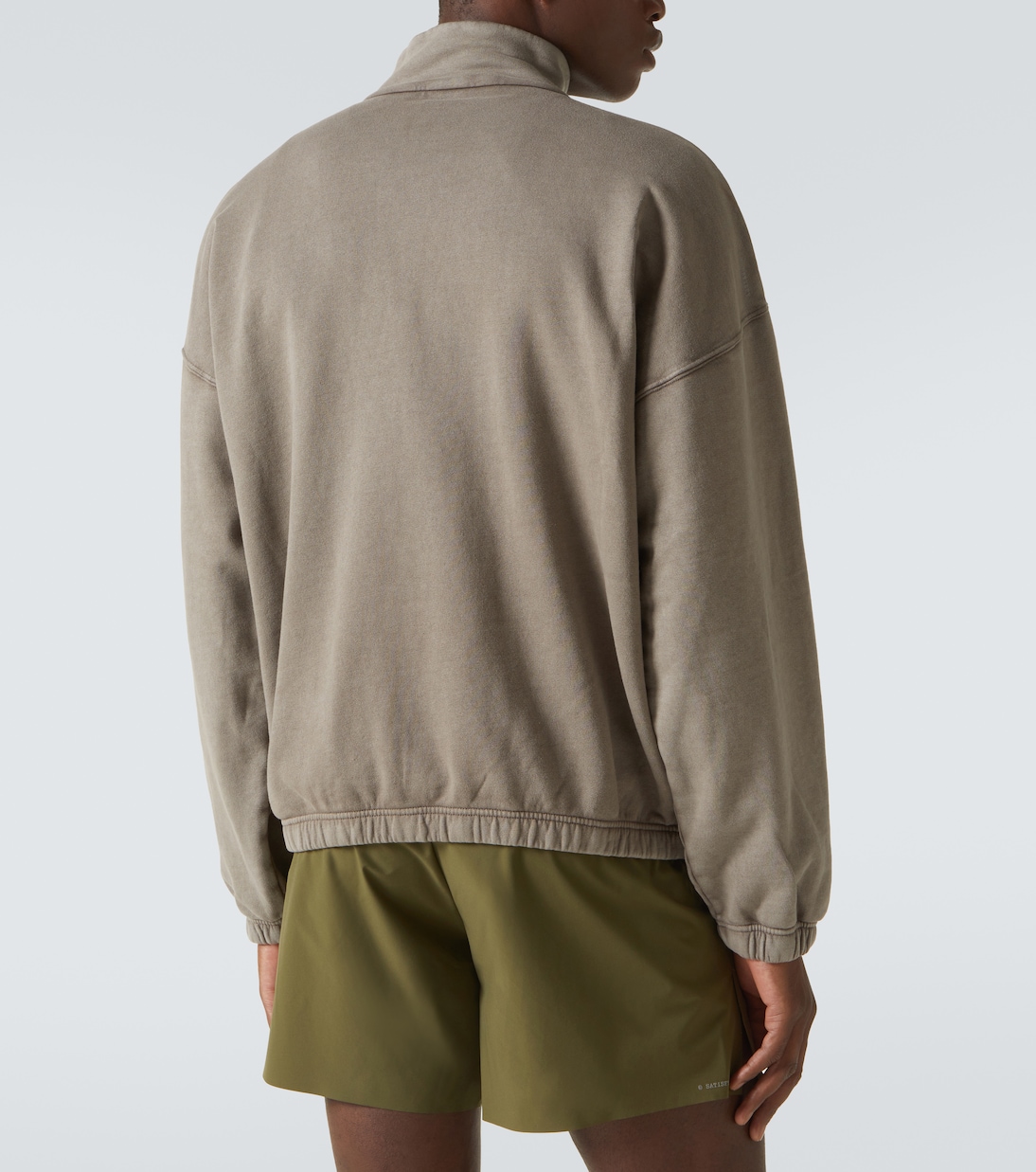 Sudadera SoftCell de algodón con media cremallera | Satisfy