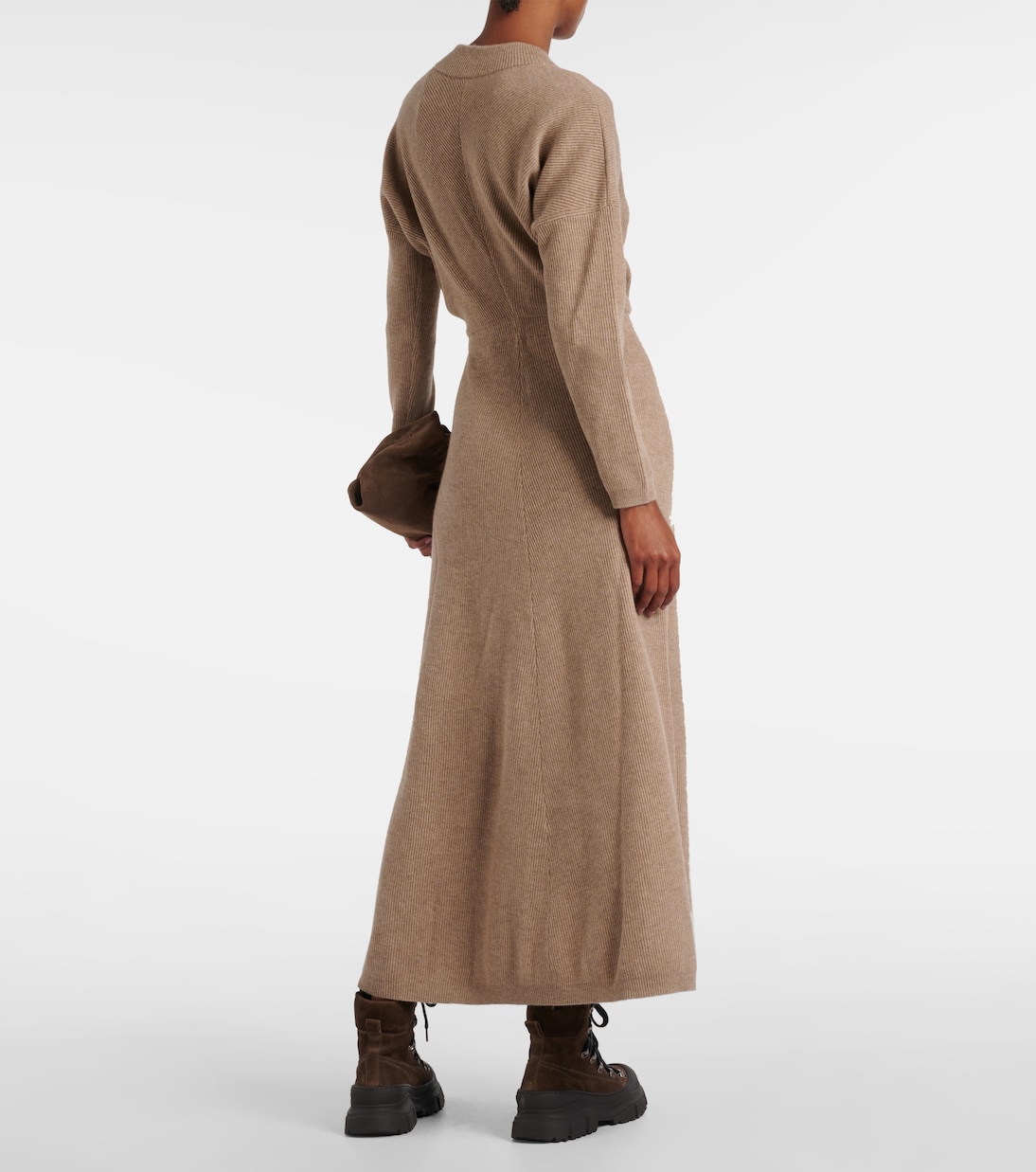 Vestido midi de cachemir | Brunello Cucinelli