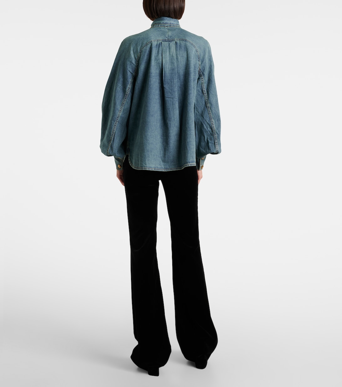 Chemise Illustration Raglan en jean | Zimmermann