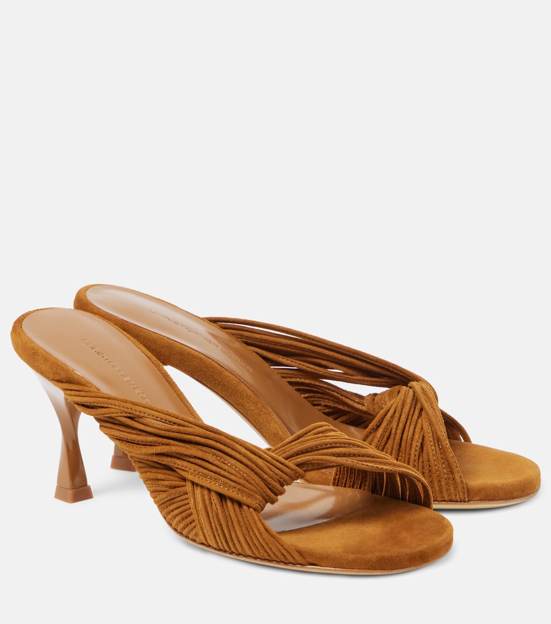 Mules Fender in suede | Christopher Esber