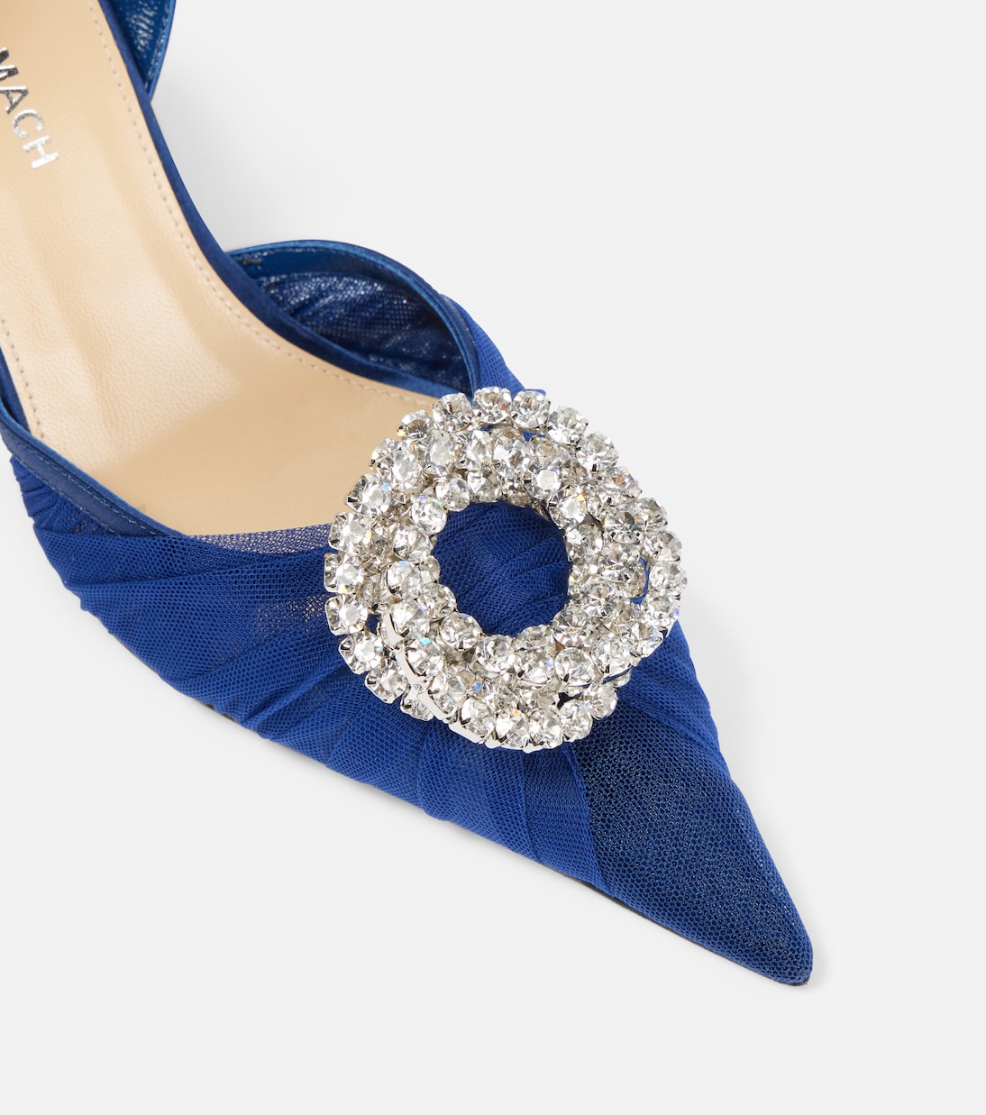 Slingback-Pumps Galaxy 85 aus Tüll mit Kristallen | Mach & Mach