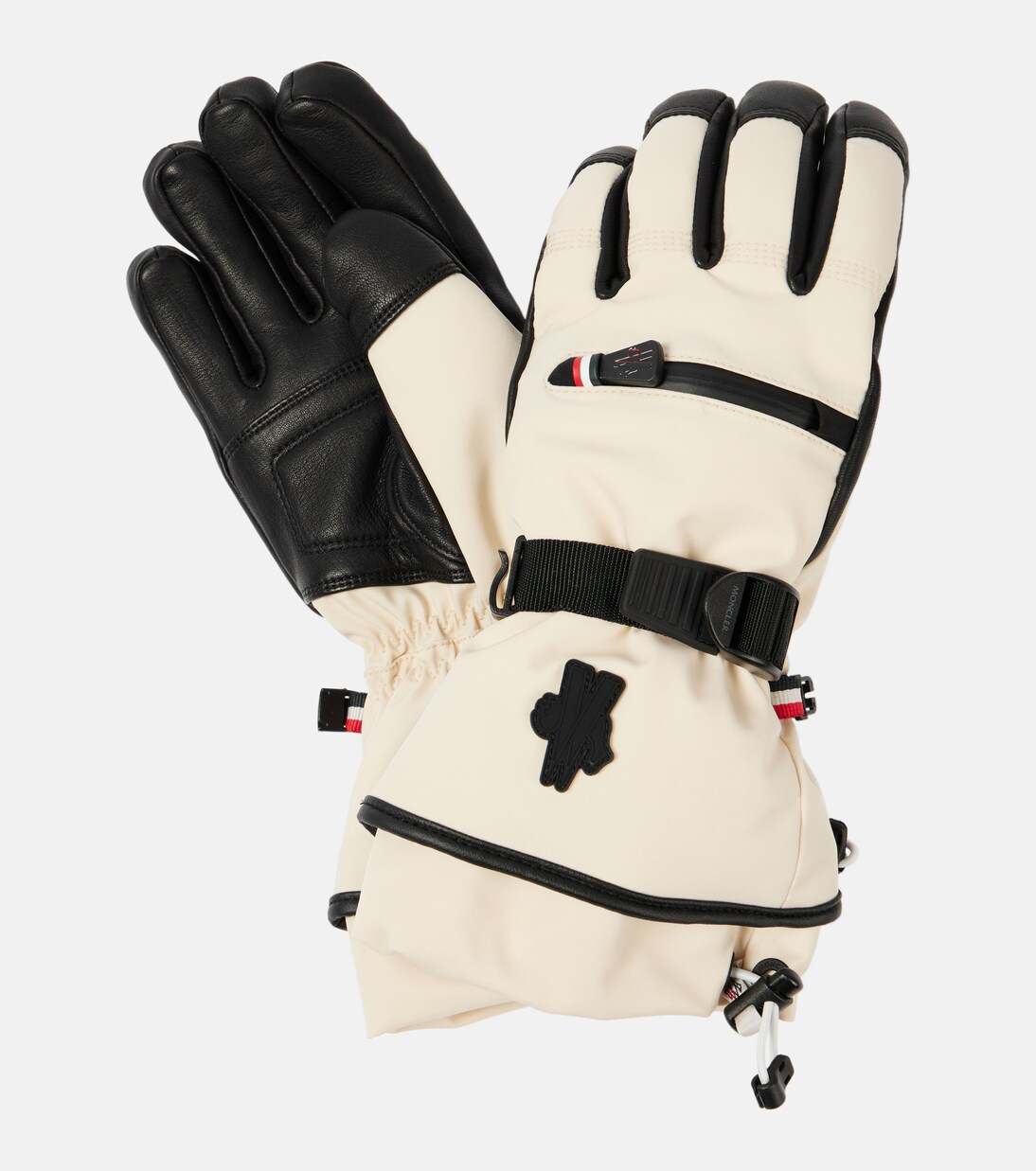 Handschuhe mit Leder | Moncler
