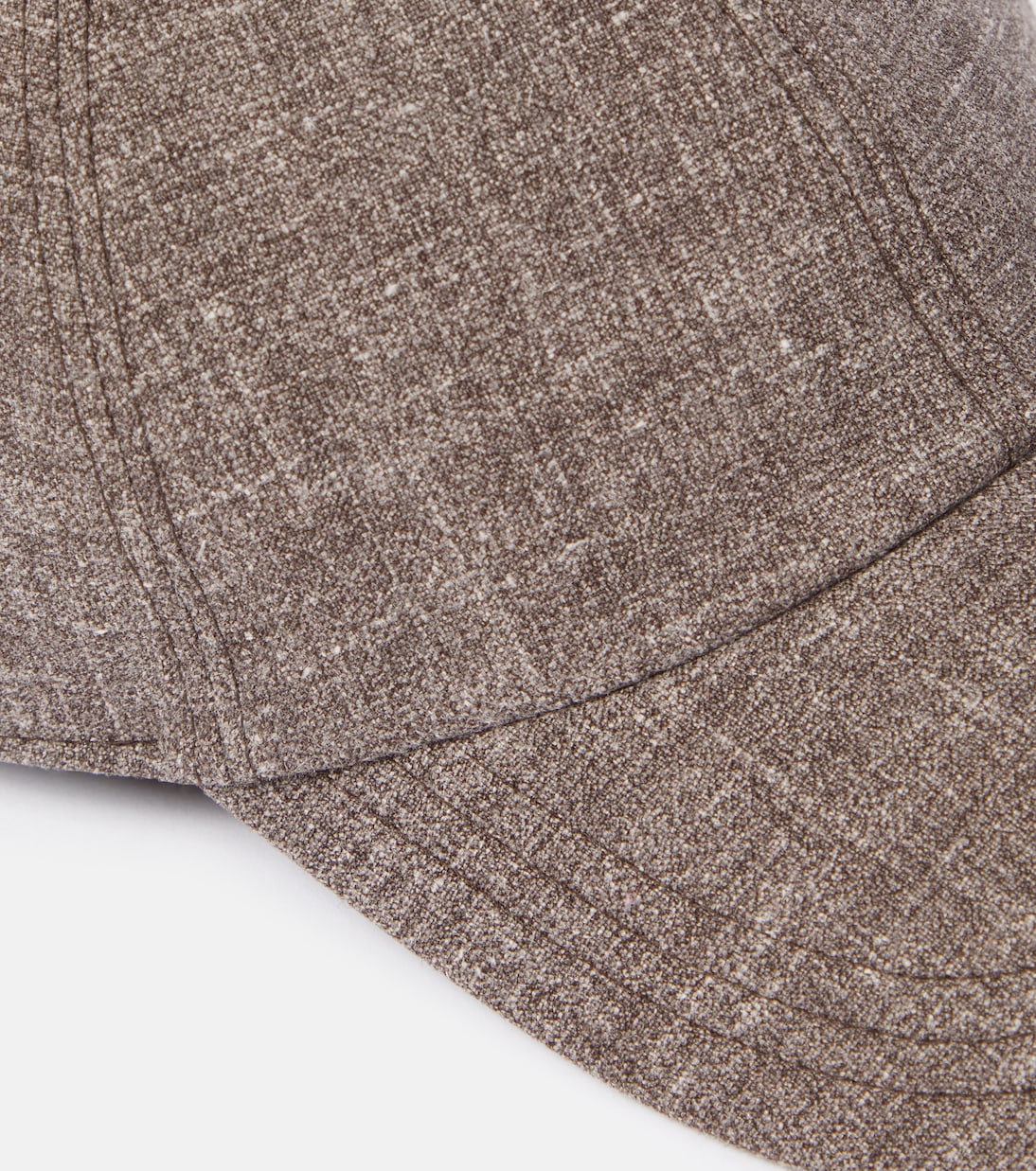 Caspian silk, linen, and wool baseball cap | The Row