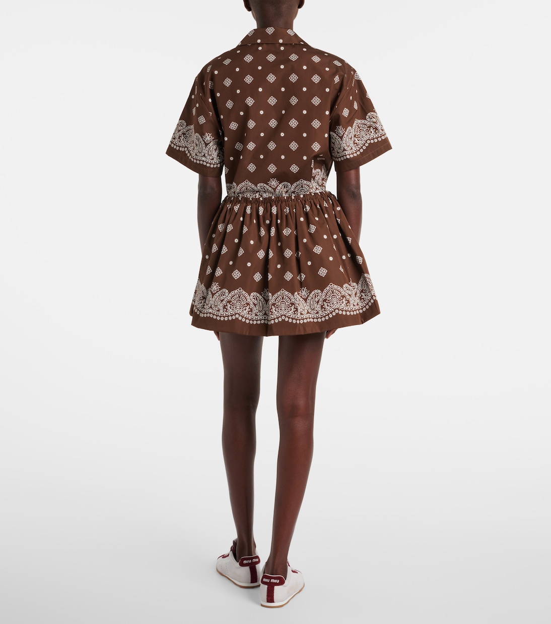 Minirock aus Baumwolle | Miu Miu
