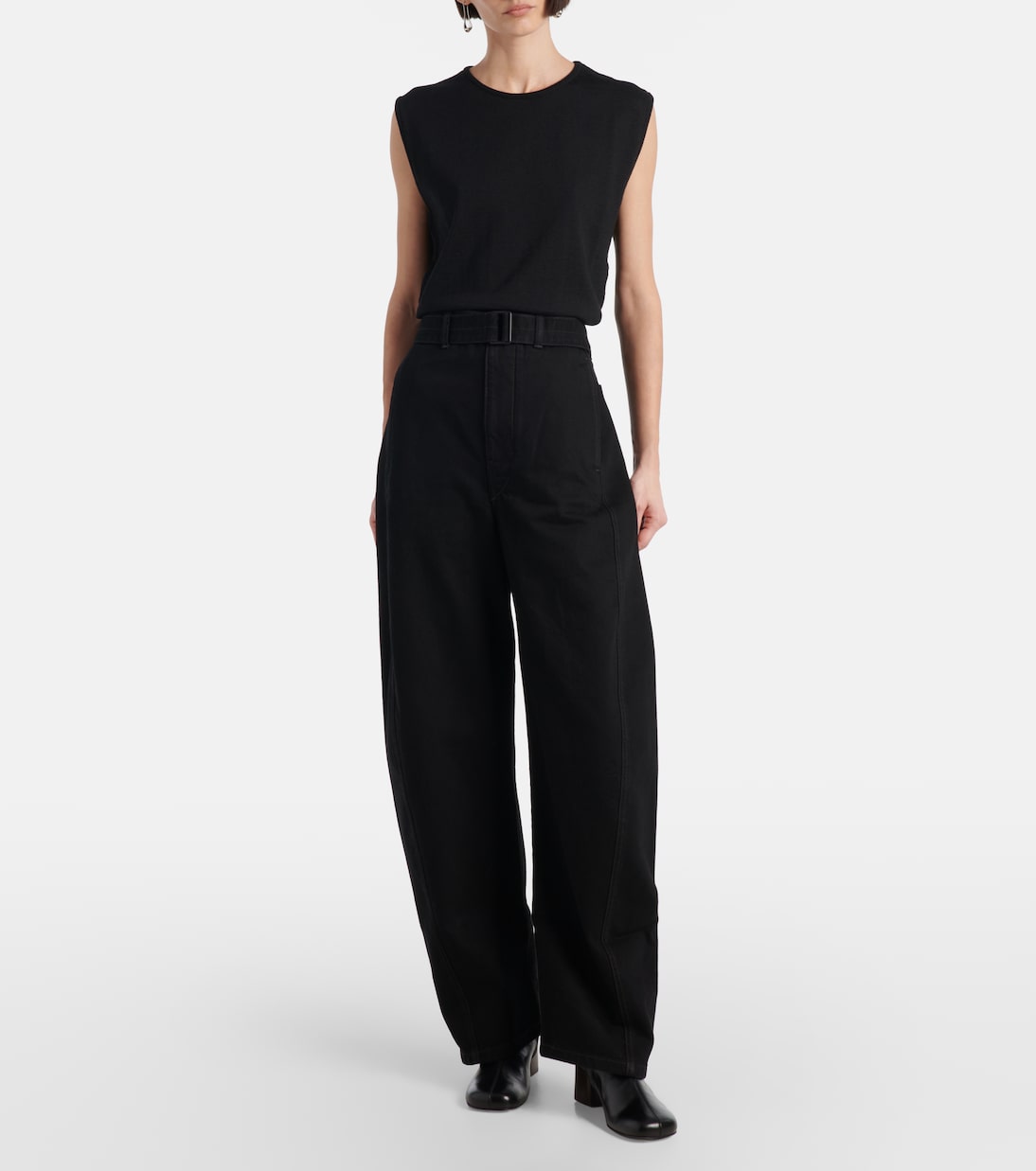 Jean ample à taille mi-haute | Lemaire