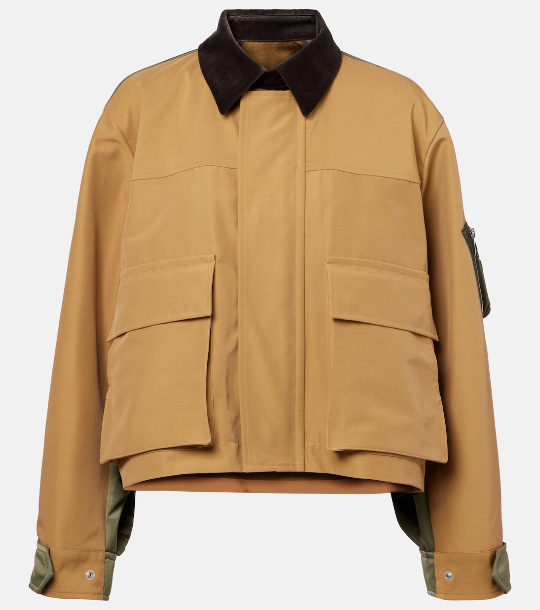 Cotton-blend twill blouson | Sacai