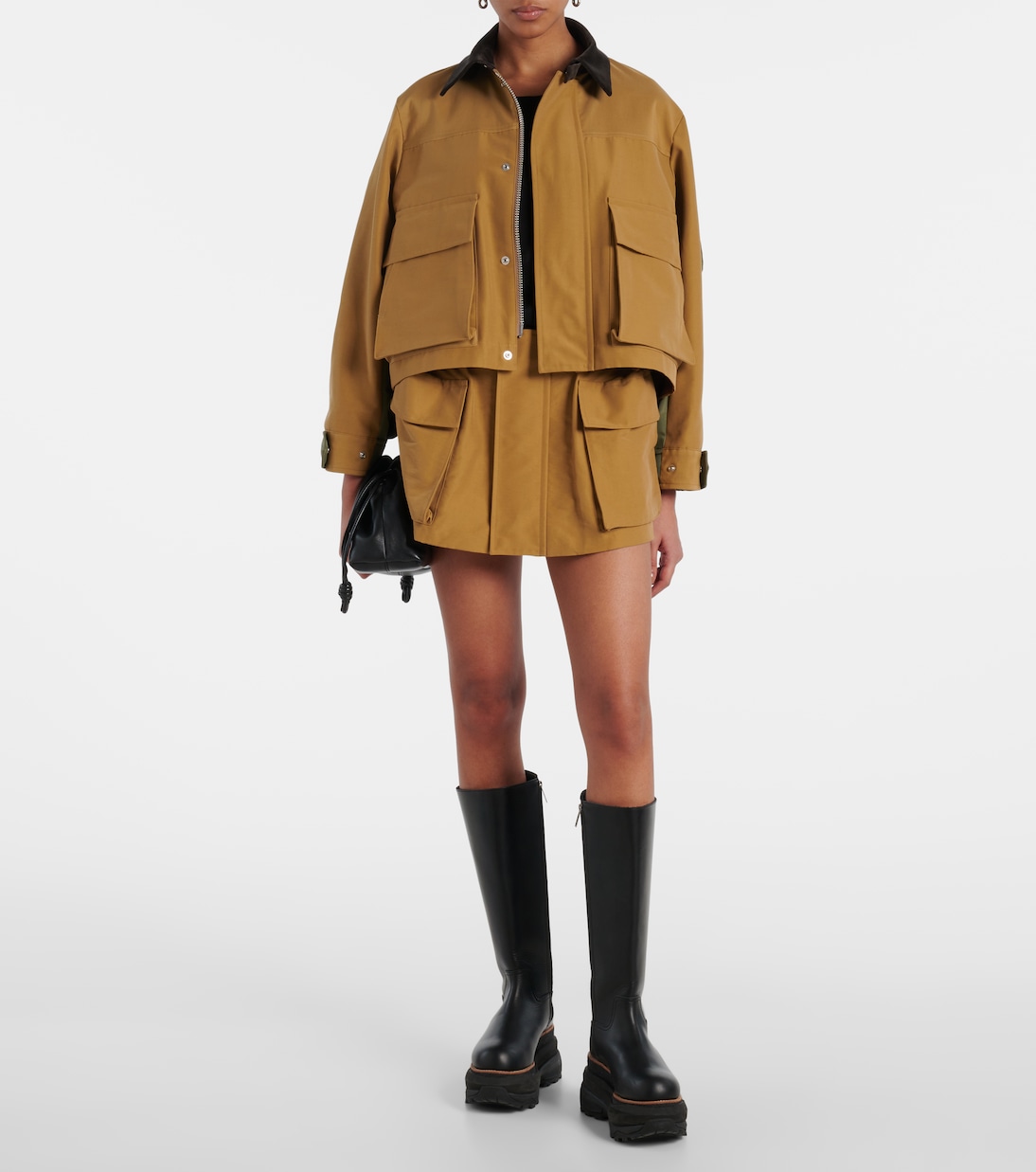 Cotton-blend twill blouson | Sacai