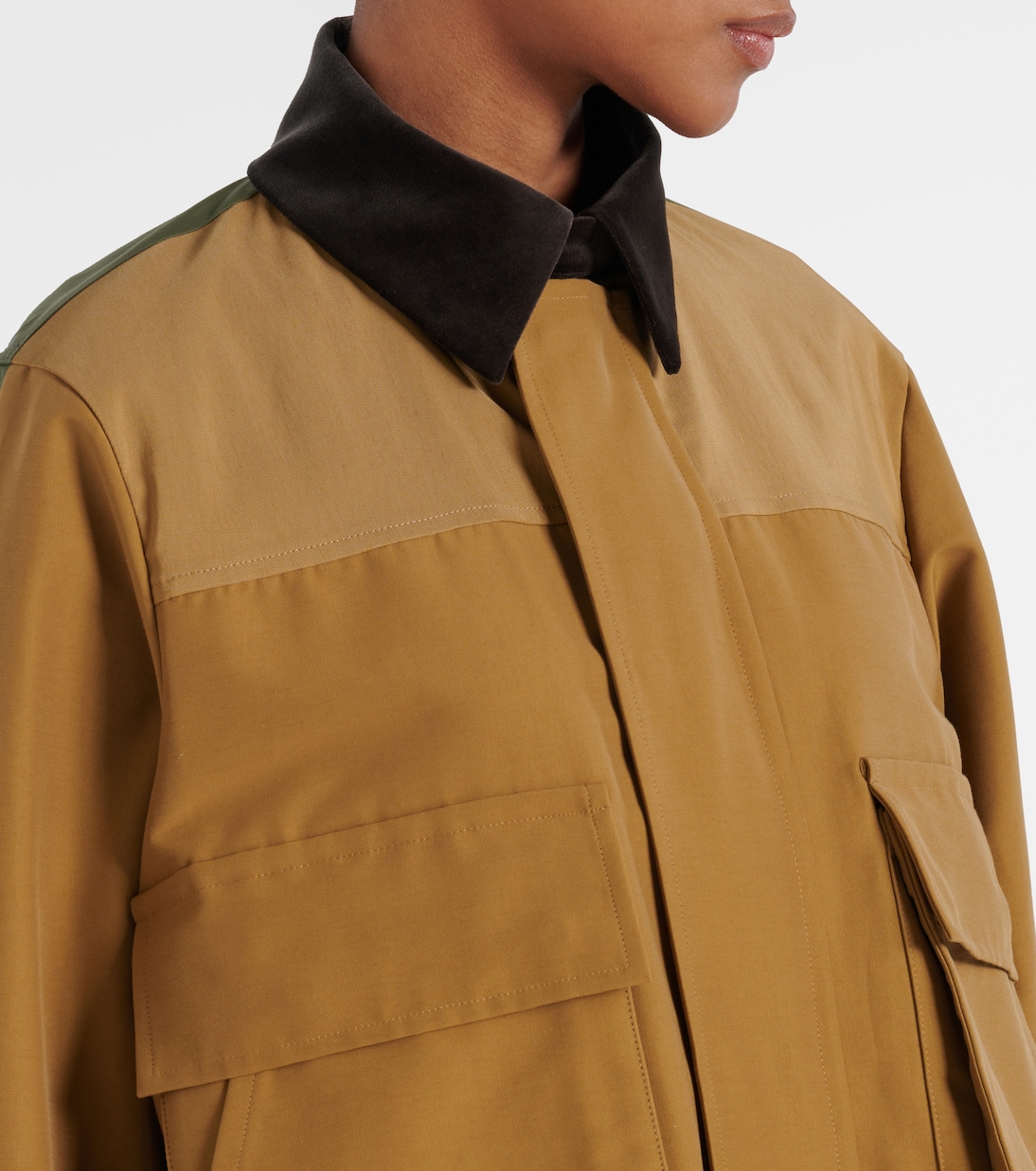 Cotton-blend twill blouson | Sacai