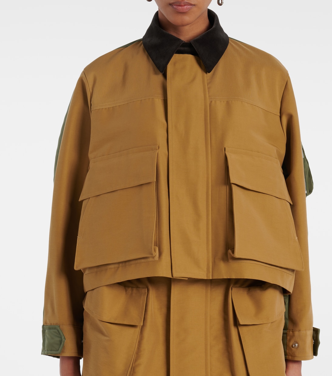 Cotton-blend twill blouson | Sacai
