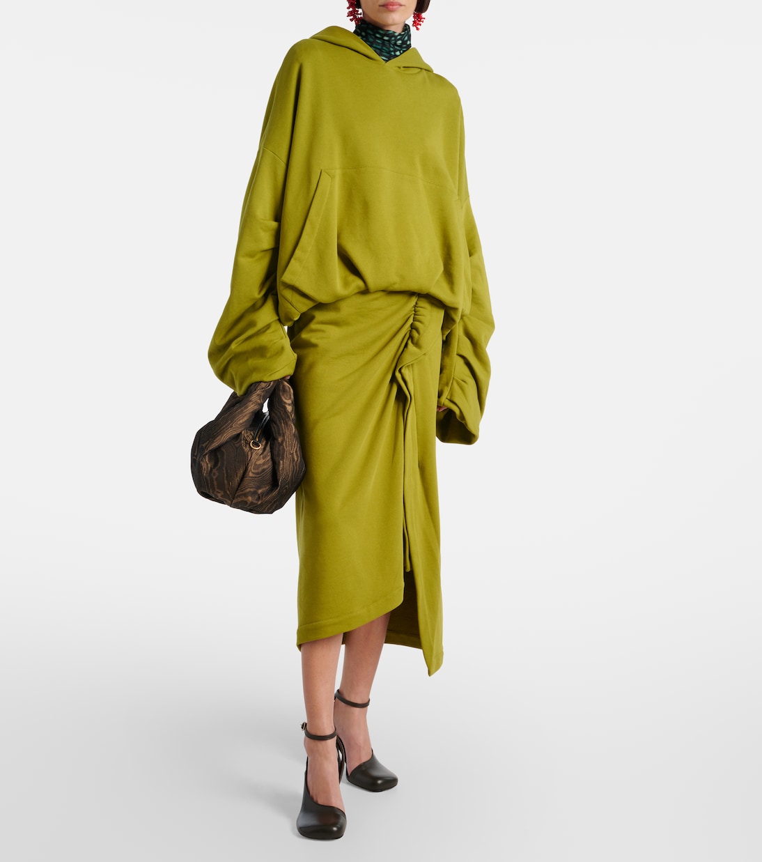 Sweat-shirt à capuche en coton | Dries Van Noten