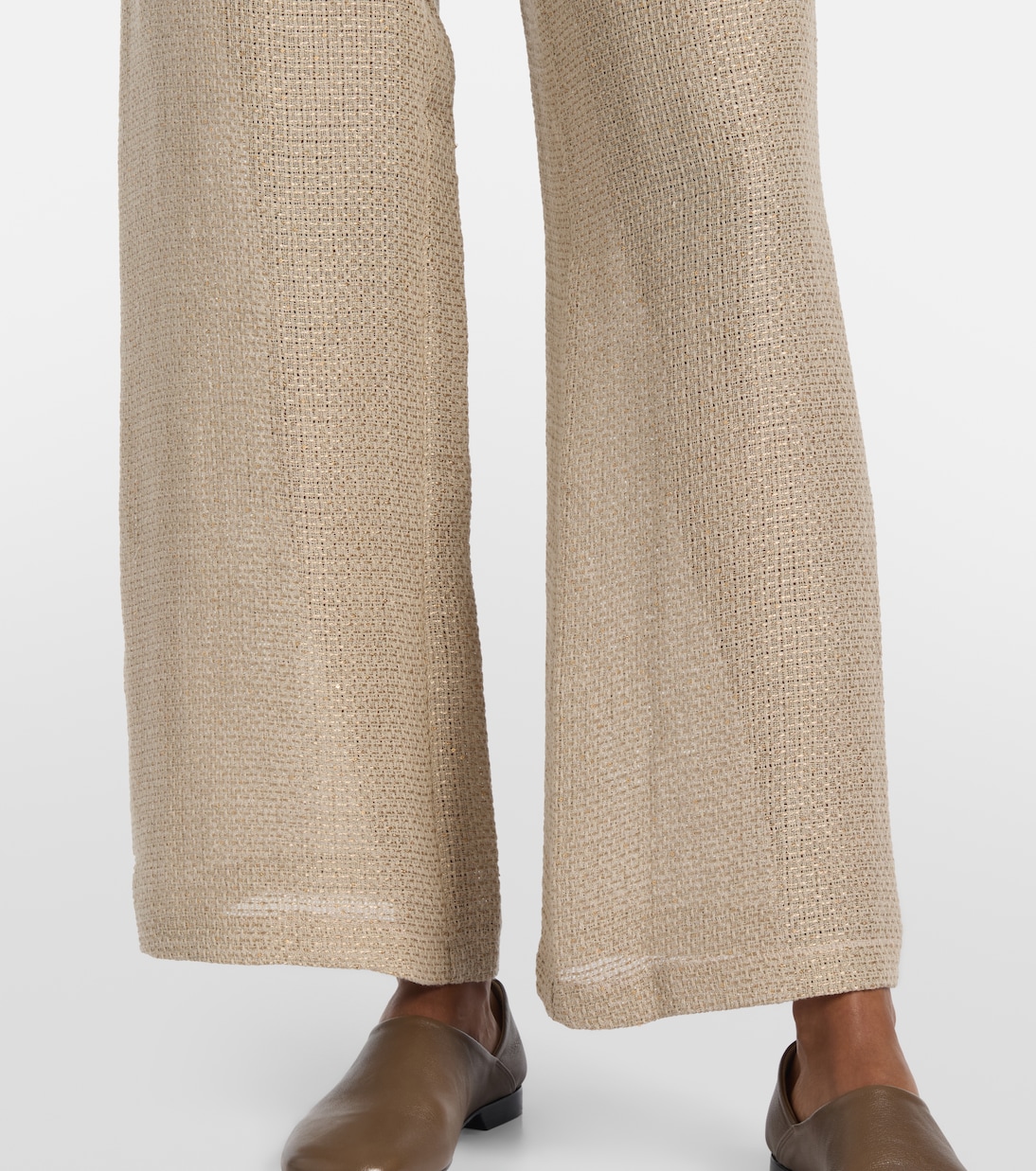 Stella linen-blend wide-leg pants | Leset