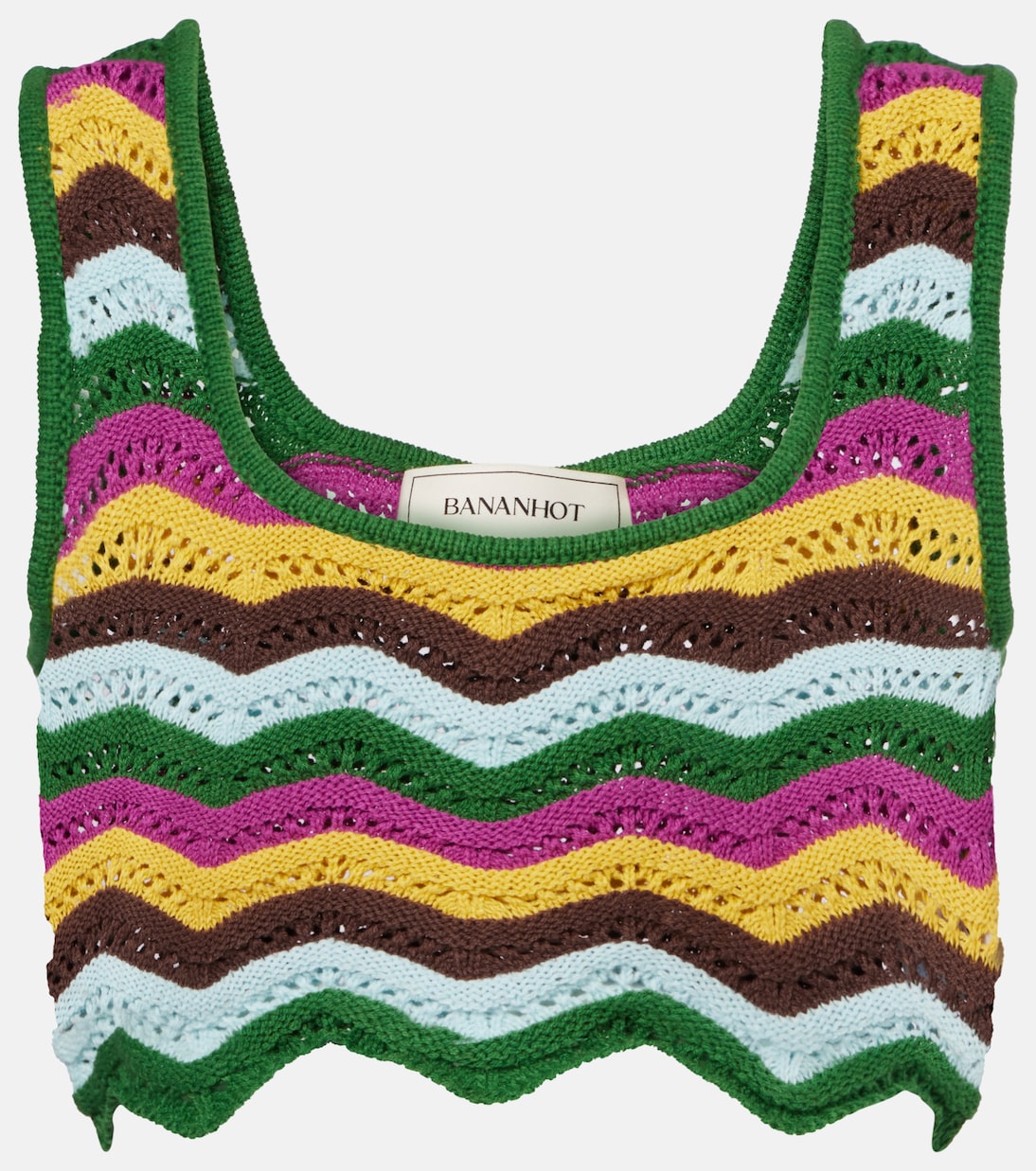 Top Kim in crochet di misto cotone | Bananhot