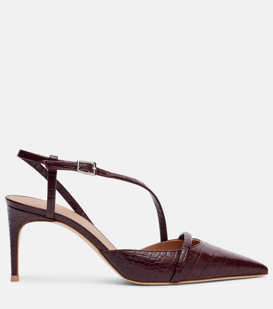 Valeria 70 leather slingback pumps | Malone Souliers