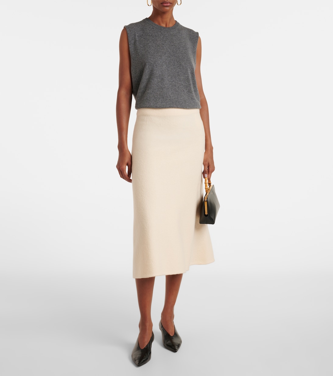 Midirock aus Wolle | Jil Sander