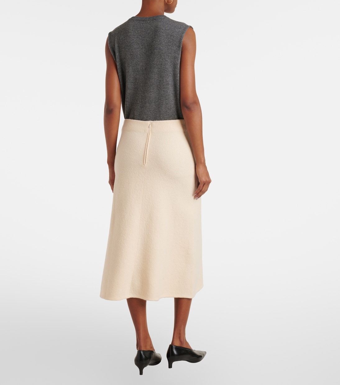Midirock aus Wolle | Jil Sander