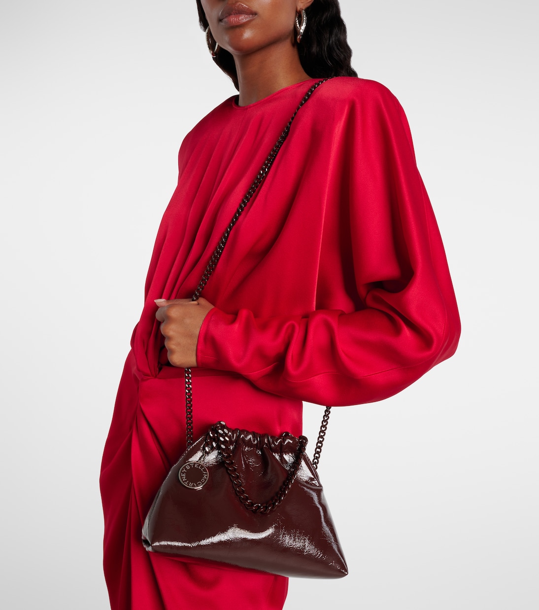 Cabas Falabella Small en cuir synthétique verni | Stella McCartney